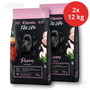 FITMIN dog For Life Puppy 2x12kg