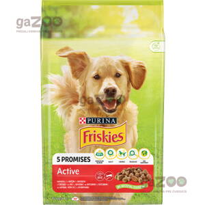 FRISKIES dog Active s hovädzím 10 kg