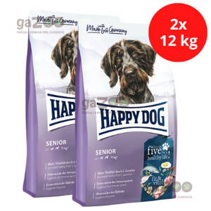 HAPPY DOG Fit & Vital Senior 19/9 2x12kg