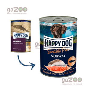 HAPPY DOG Lachs Pur Norway