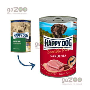 HAPPY DOG Ziege Pur Sardinia 400g