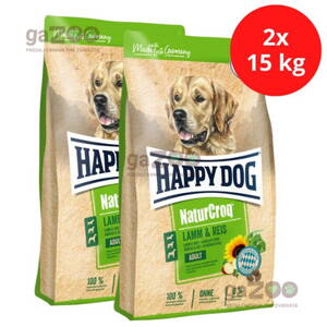 HAPPY DOG Naturcroq Lamm & Reis 2x15kg