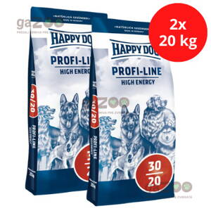 HAPPY DOG Profi line High energy 30/20 2x20kg