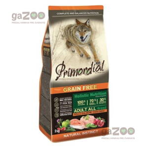  VÝPREDAJ  PRIMORDIAL Adult Chicken & Salmon 2kg EXP 22.01.24