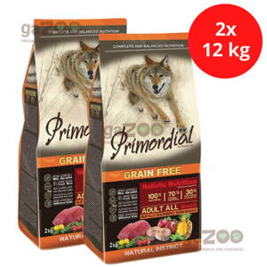 PRIMORDIAL Adult Buffalo & Mackerel 2x12kg