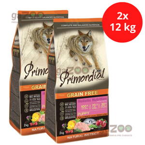 PRIMORDIAL Puppy Chicken & Seafish 2x12kg