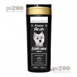 FITMIN For Life White Dogs šampón pre psy 300 ml